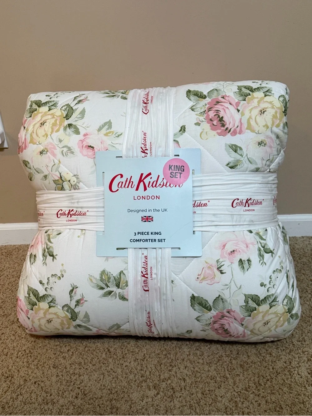 Cath Kidston Garden Rose King Size Comforter Set